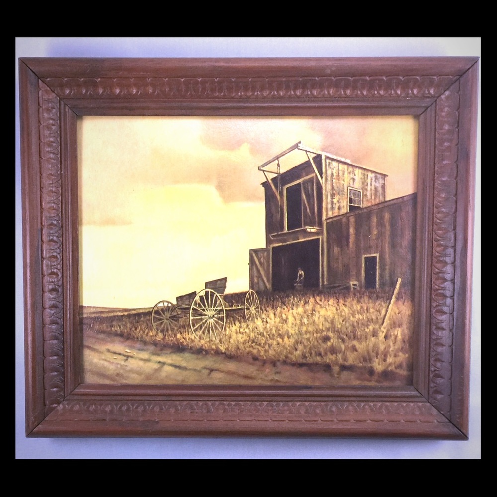 Framed Print Vintage “Early American” by Bodner